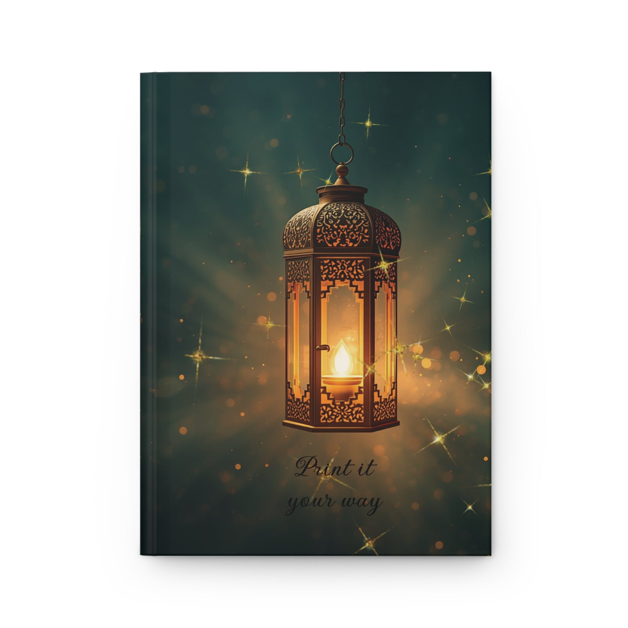 Personalized Lanternlight Journal – Custom Guided Hardcover Notebook